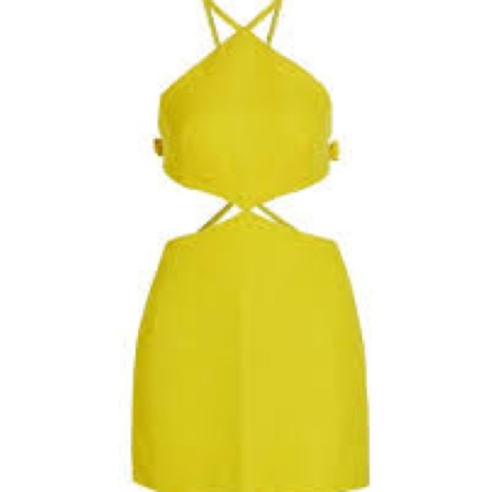 Yellow Backless Cut Out Sundress - Picture 4 of 5
